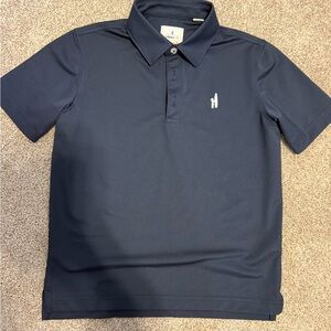 Boy’s Navy Mesh Performance Polo Shirt